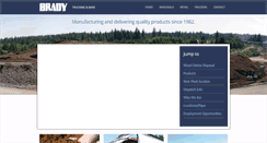 Desktop Screenshot of bradytrucking.com